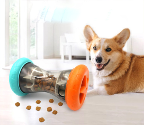 Interaktiver Futterball für Hunde – Leckerli-Spender & Beschäftigungsspielzeug