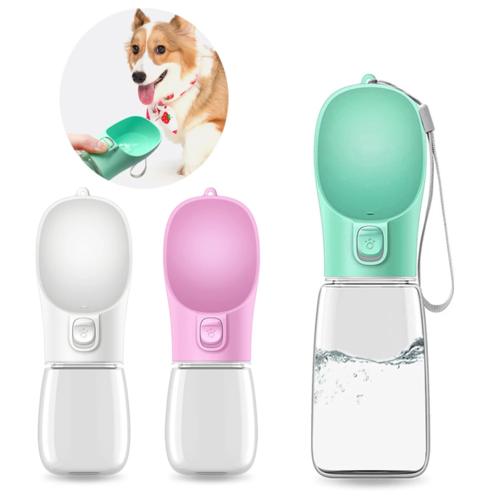 Tragbarer Futter- & Wasserspender für Hunde und Katzen